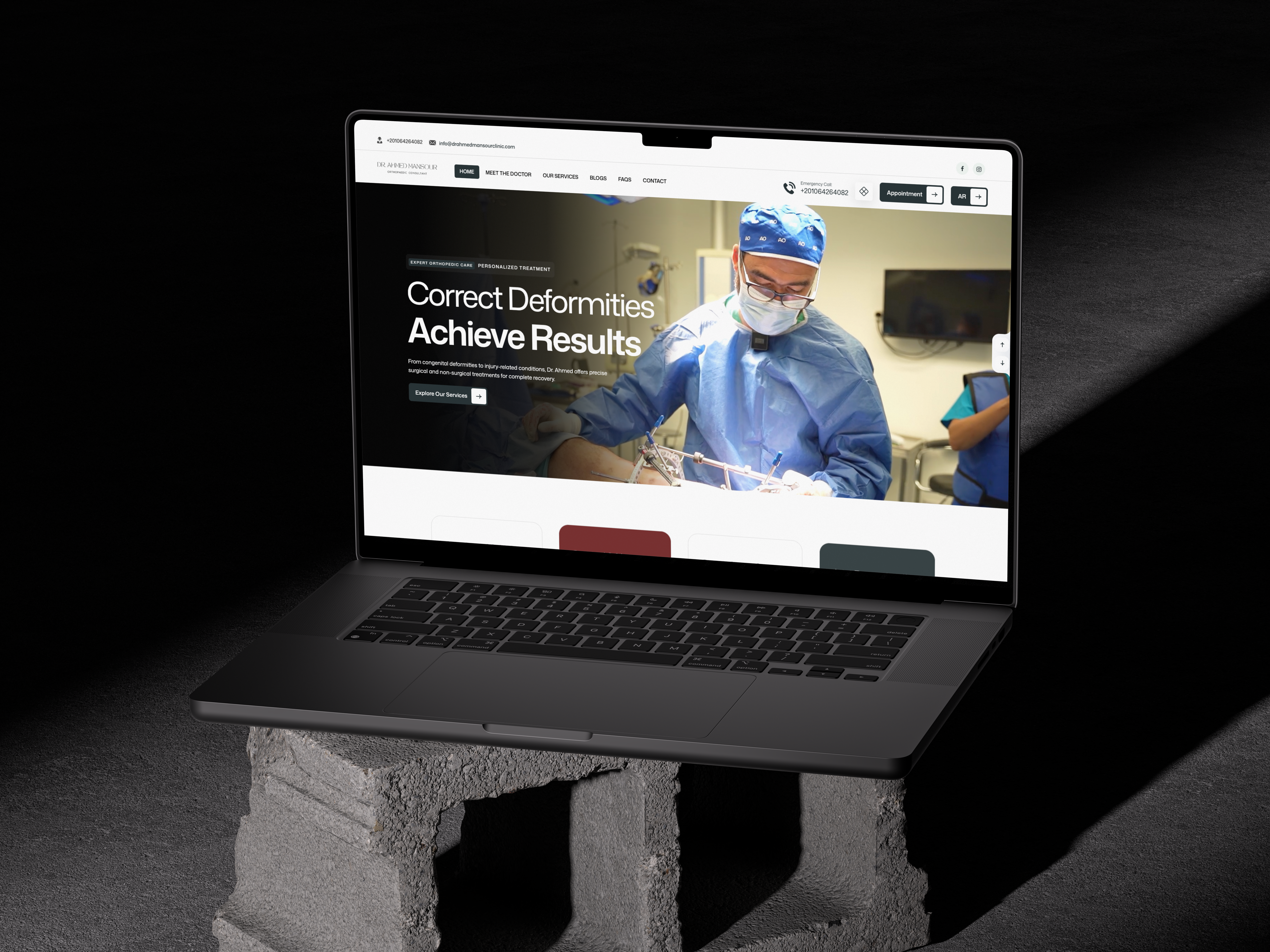 Dr. Ahmed Mansour - Orthopedic Clinic