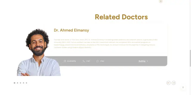 عيادات المنسي - تصميم الموقع الإلكتروني 25 | أعمال MAZCODEX