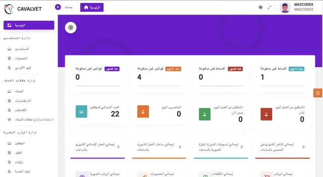 كافالفيت - لقطة من النظام 1 | أعمال MAZCODEX