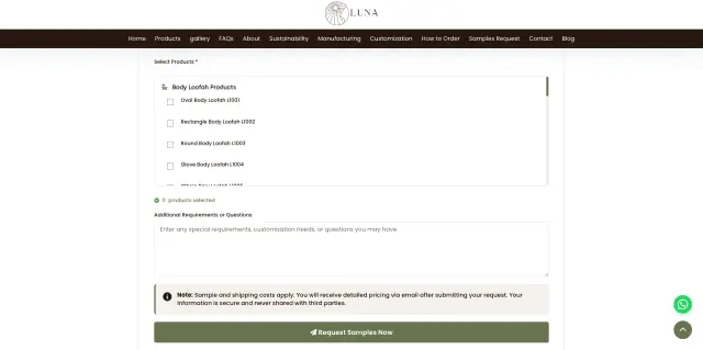 لونا لوفة - تصميم الموقع الإلكتروني 77 | أعمال MAZCODEX