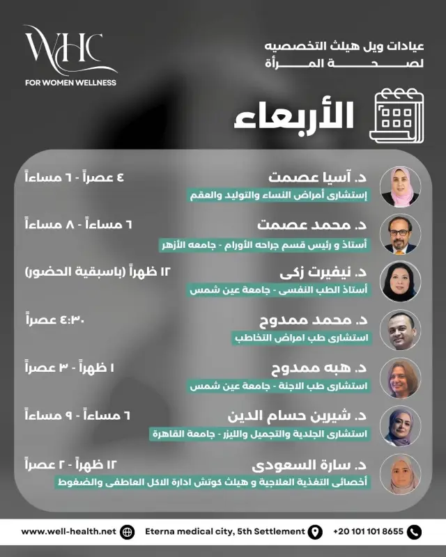 عيادات ويل هيلث - تصميم سوشيال ميديا 88 | أعمال MAZCODEX