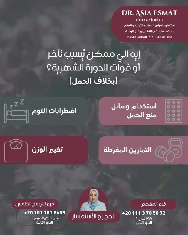 د. آسيا عصمت - تصميم سوشيال ميديا 56 | أعمال MAZCODEX